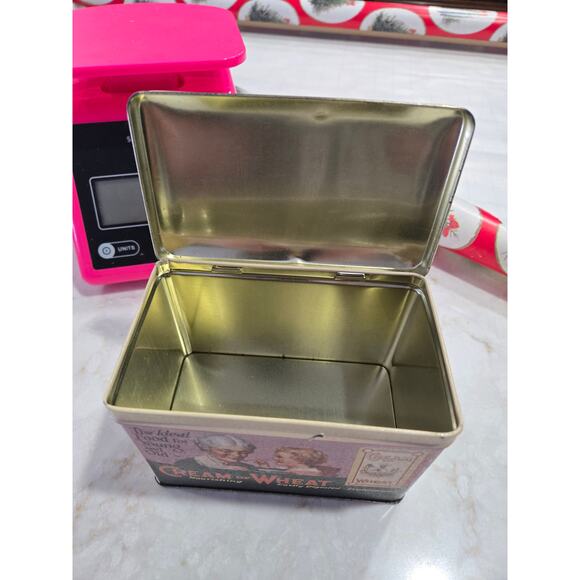 Vintage 1994 Nabisco Bristol Ware Tin Metal Cream of Wheat 5.5" x 3.75" x 3.25" - Picture 8 of 8